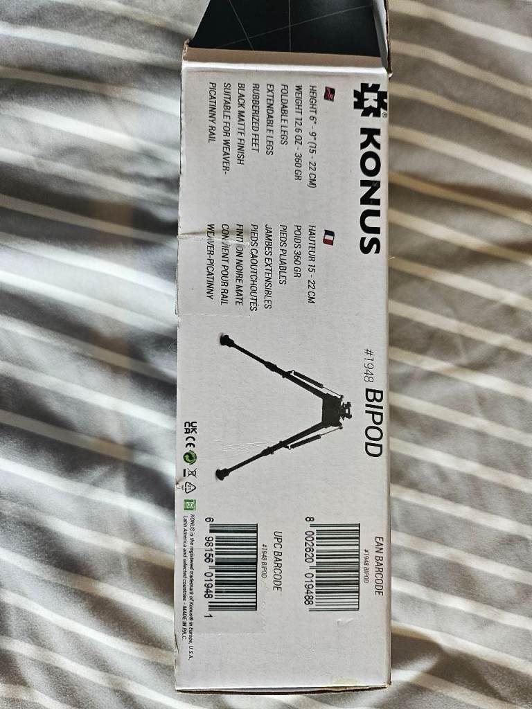 Konus Bipod for Rifles – New, Adjustable Height