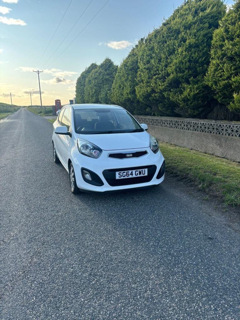 201464 Kia Picanto VR7 1.0 Petrol White 3 Door MOT 06/2027, 
