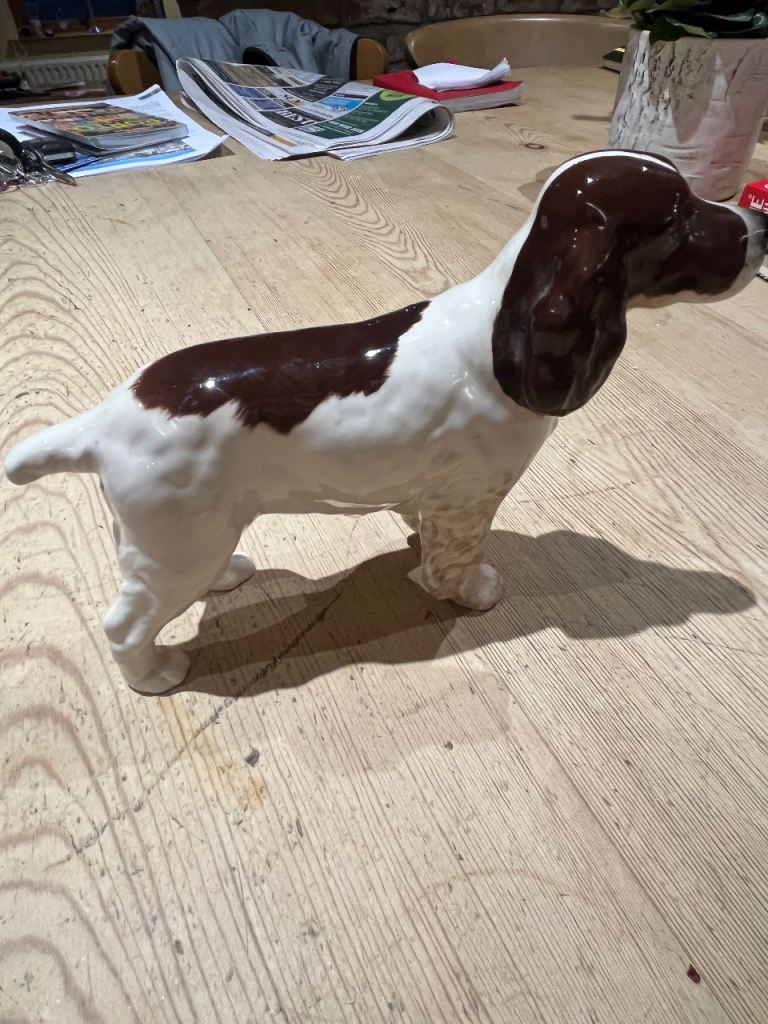 Vintage Beswick spaniel porcelain dog china figurine 