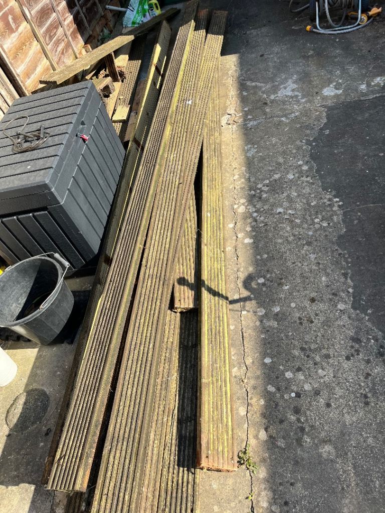 Wood from old decking