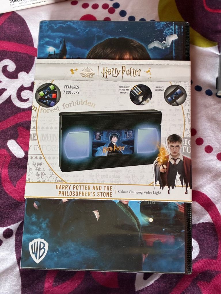 Harry Potter Colour Changing Video Light & Golden Snitch Lamp