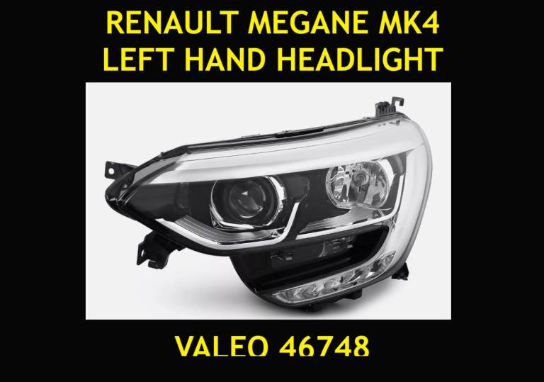 Renault Megane MK4 16- Headlight Parts Spares