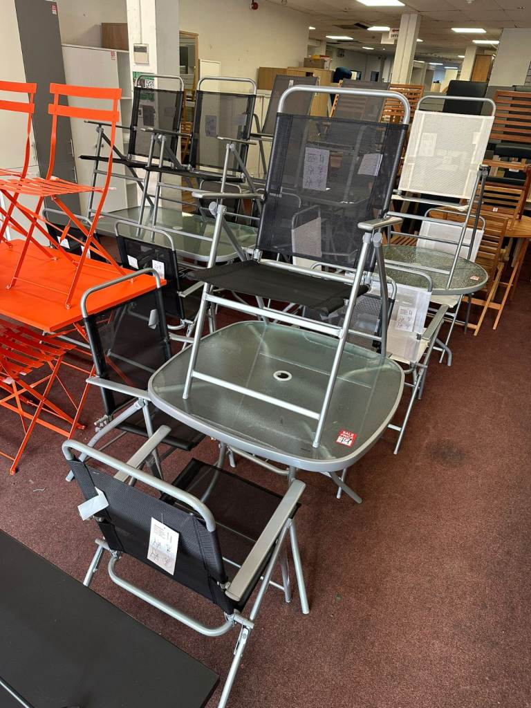 Atlantic 4 Seater Garden Furniture Set - Table and Chairs Patio Set