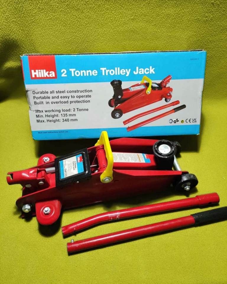 New Hilka 2 Ton Car Trolley Jack