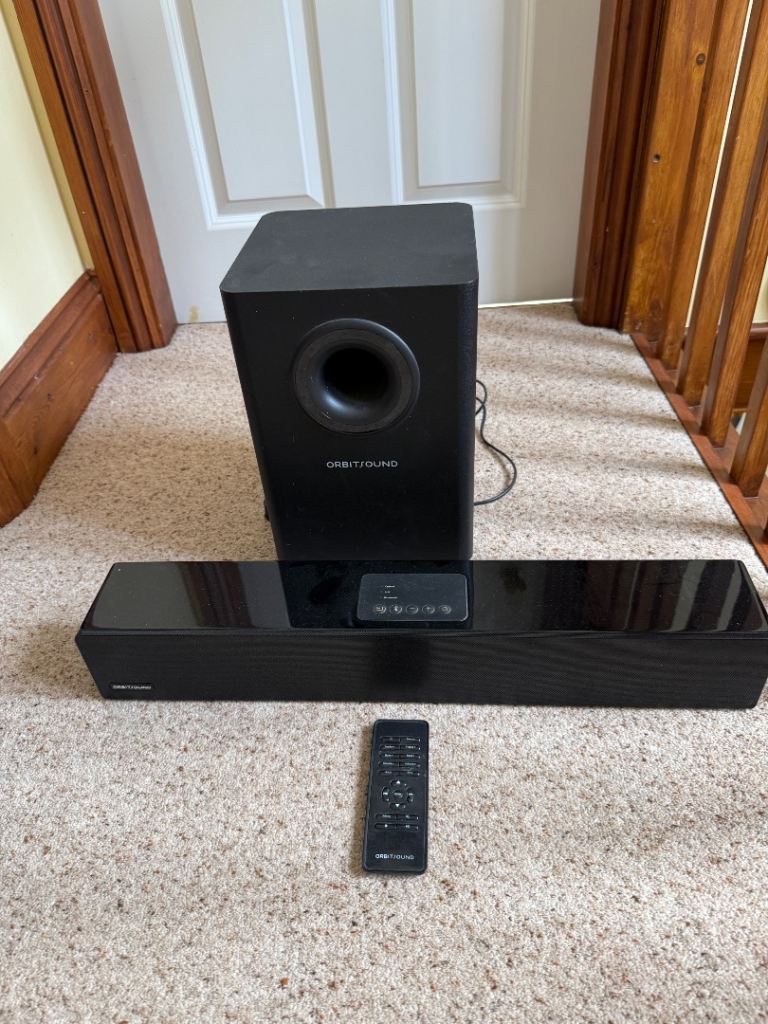 Orbit sound bar and woofer 