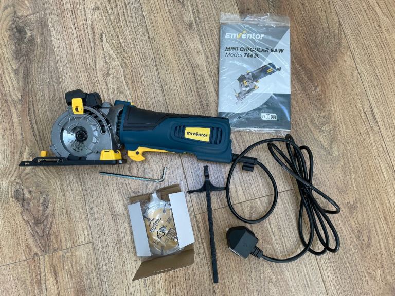 Enventor Mini Circular Saw Model 7663L - Brand New
