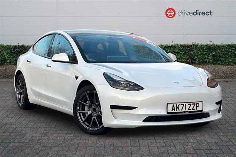 2021 Tesla Model 3 Standard Range Plus Saloon 4dr Electric Auto RWD (241 bhp) Saloon Electric Aut...