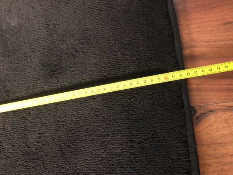 Set of 4 Black Carpeted Car Mats