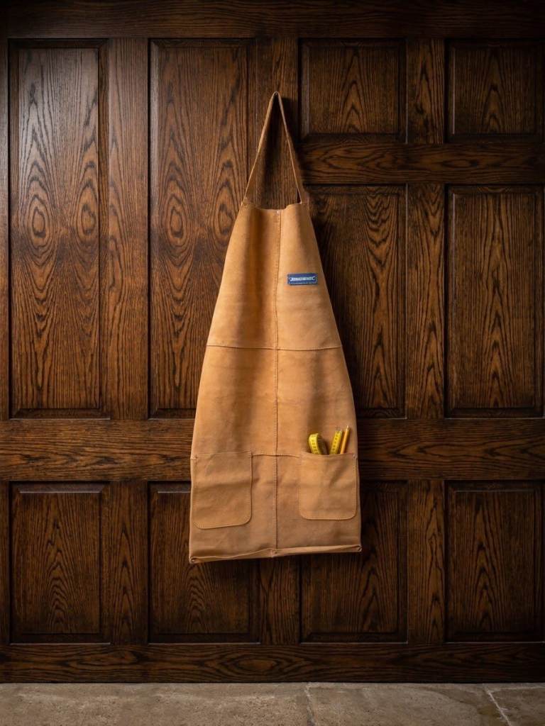 2x NEW Silverline Full Length Welder's Aprons - Leather, Unused