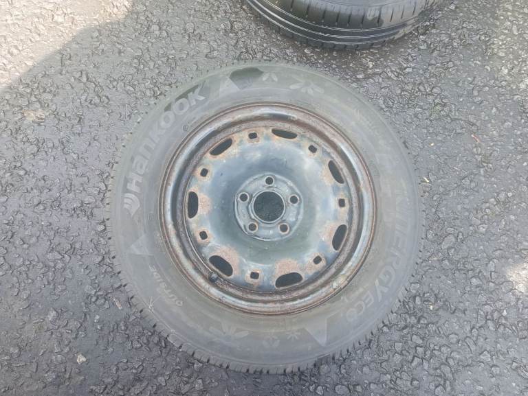 VW SKODA SEAT AUDI 5x100 14 INCH STEEL WHEELS TYRES 