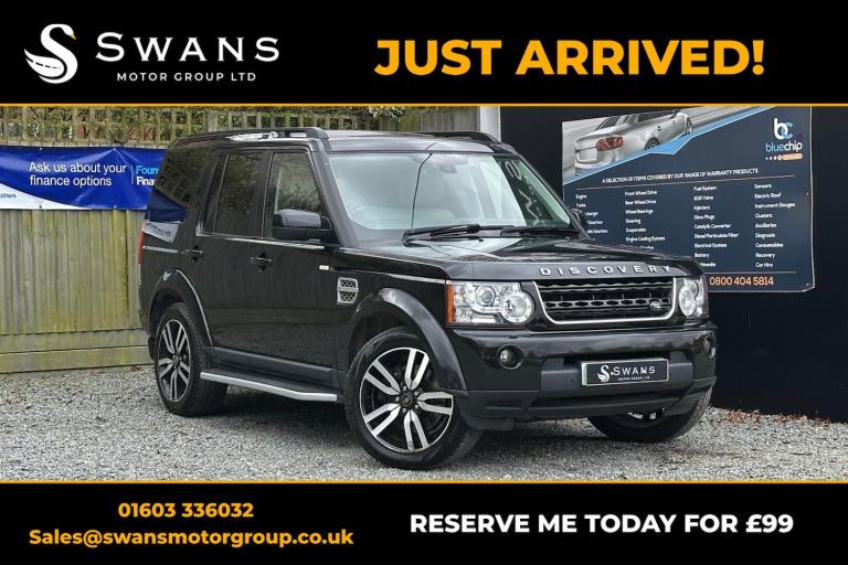 LAND ROVER DISCOVERY 4 3.0 SD V6 HSE Luxury Black Auto Diesel 2013