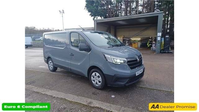 2022 Renault Trafic Grey 2.0 dCi Blue SL28 Euro 6 panel van, 61,200 miles, ULEZ compliant, 6-Sp P...
