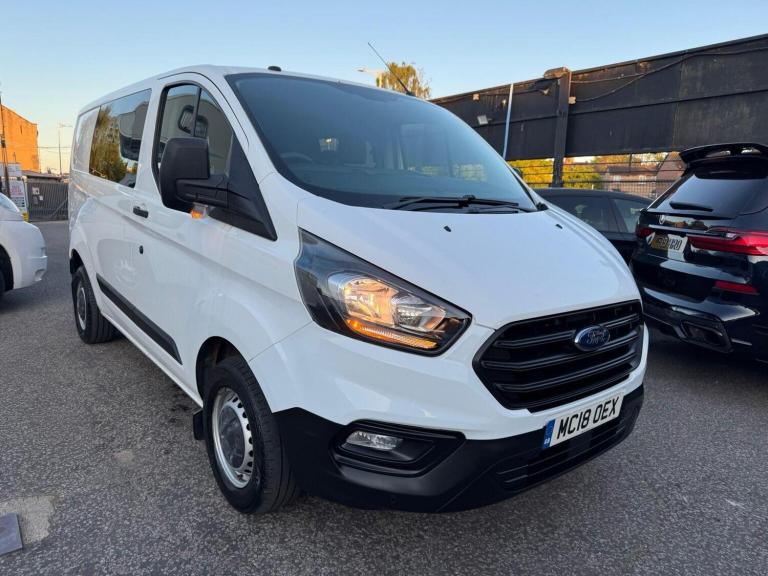 FORD TRANSIT CUSTOM 2.0 300 EcoBlue Crew Van L1 H1 Euro 6 5dr (6 Seat) 2018