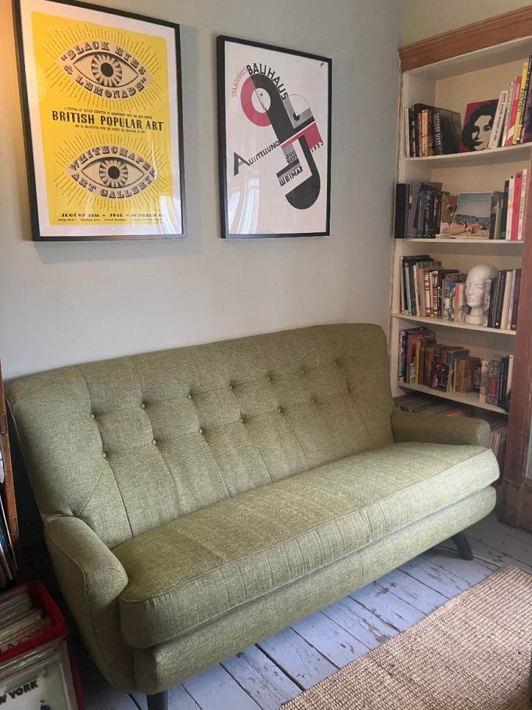 G Plan for John Lewis Large Sofa MID CENTURY MODERN, VINTAGE