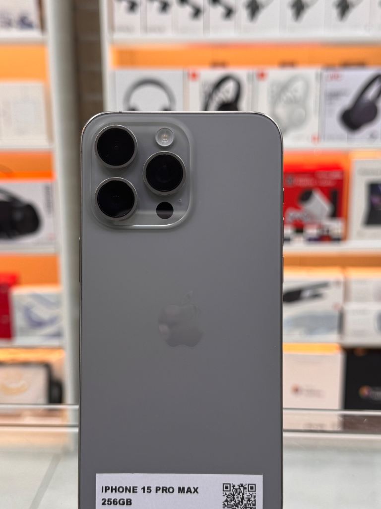 iPhone 15 Pro Max 256GB Natural Titanium With Warranty 
