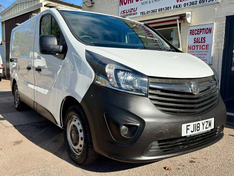2018 Vauxhall Vivaro 2900 1.6CDTI 95PS H1 Van  PANEL VAN Diesel Manual