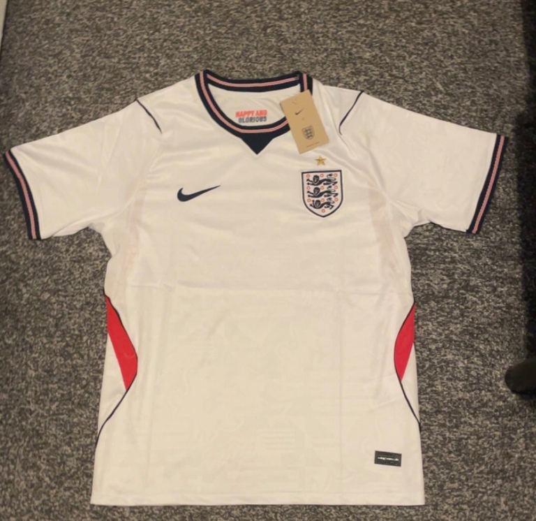 England Football Shirt Home Kit - World Cup Edition