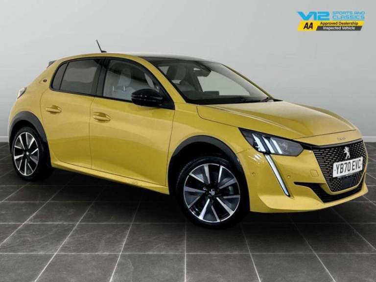 2021 Peugeot E-208 50kWh GT Auto 5dr Automatic Hatchback Electric Automatic