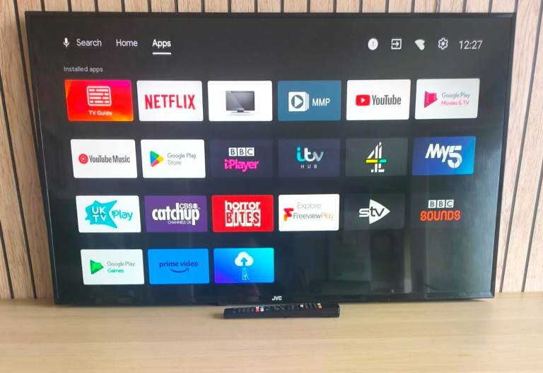 JVC 43" inch 4K Ultra UHD HDR+ LED Android SMART TV with Google Assistant WIFI HDMI Television 