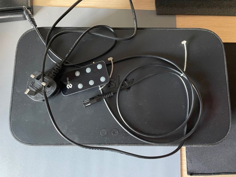 image for Sky Devialet Soundbox Soundbar Speaker Bluetooth HDMI Optical Dolby Remote & Power Lead