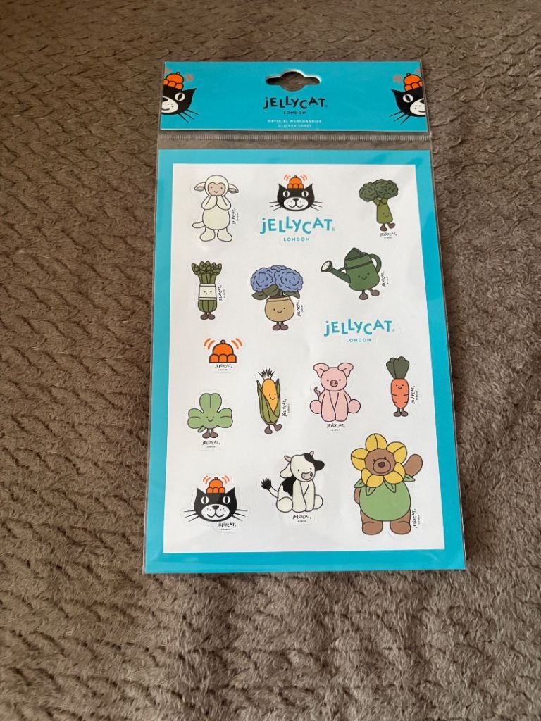Jellycat latest stickers