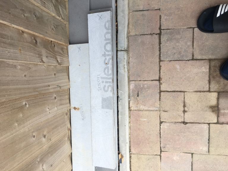 Kitchen worktop silestone upstand