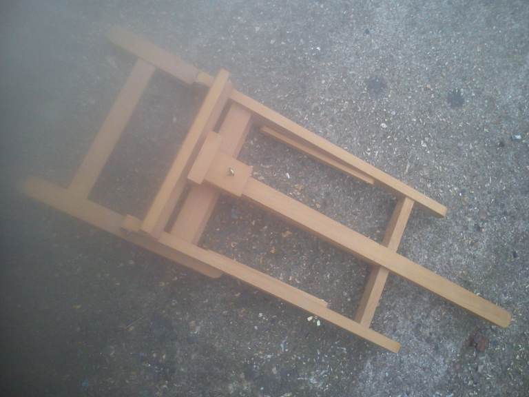 Vintage beech folding easel.