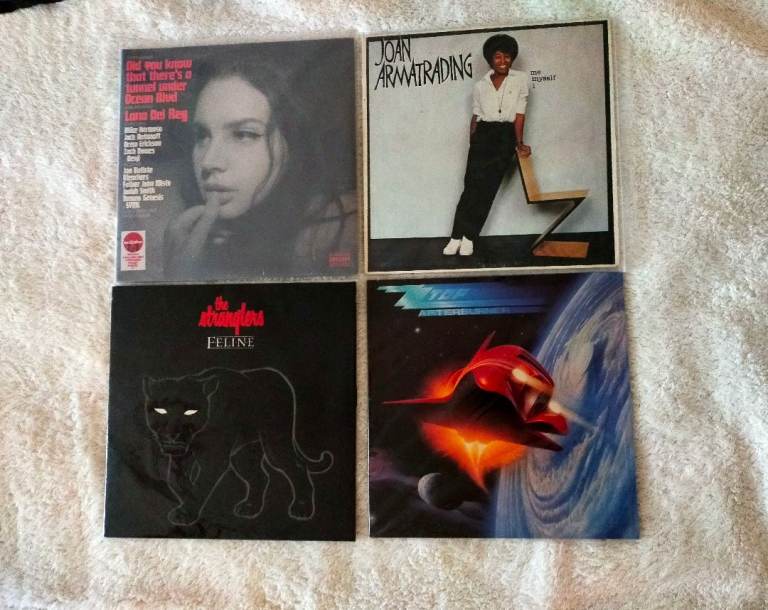 Vinyl Lps 20. Singles 26. CDs 34. + 4 DVDs and 1 Dvd box From New to Very good condition 