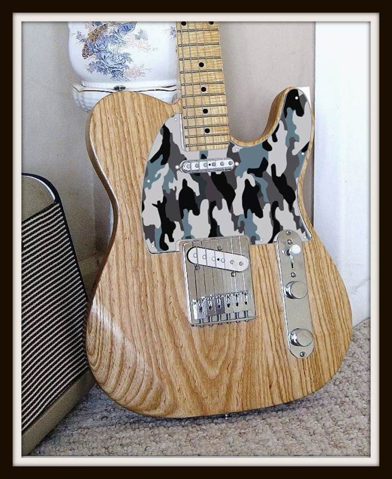 TELECASTER PICKGUARD - GREASY GROOVE - PRICE DROP