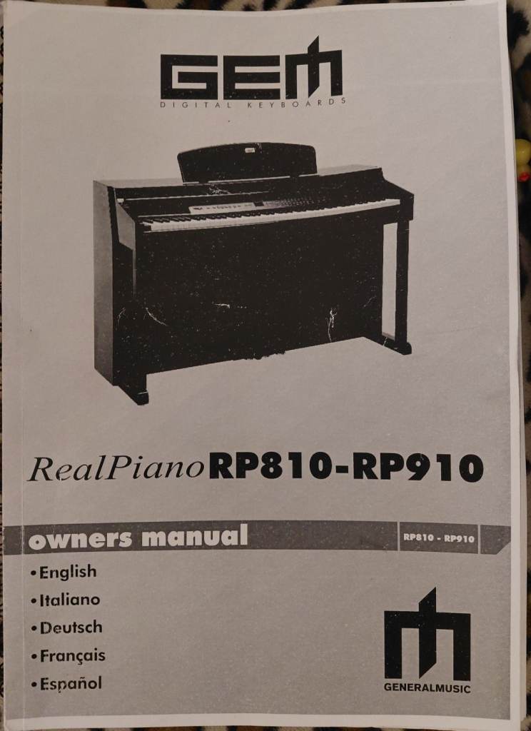 GEM Real Piano RP810