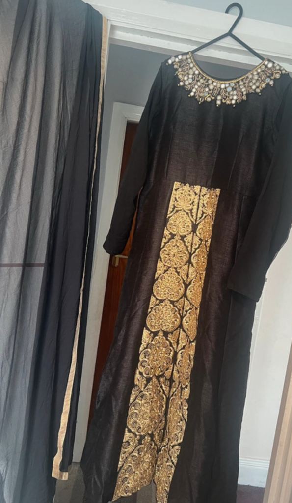 Black and Gold Party dress/frock