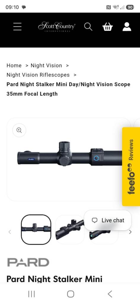 Pard Night Stalker Mini Day/Night Vision Scope 35mm