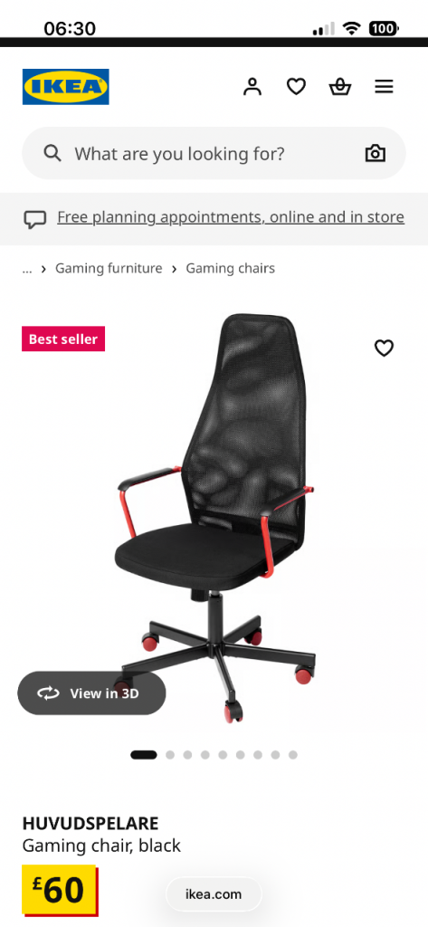 IKEA gaming chair 