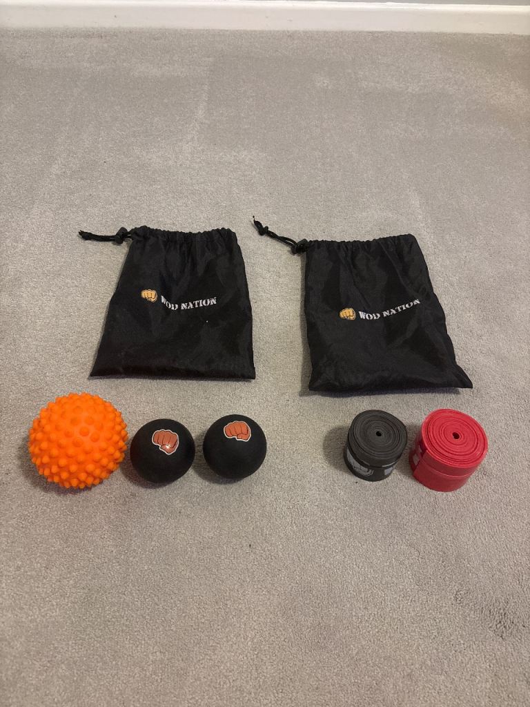WOD Nation Massage Balls and Resistance Bands Set