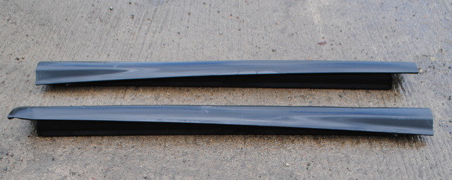 2015 FORD FOCUS MK3 LEFT+RIGHT PAIR SKIRT SILL COVERS BLACK