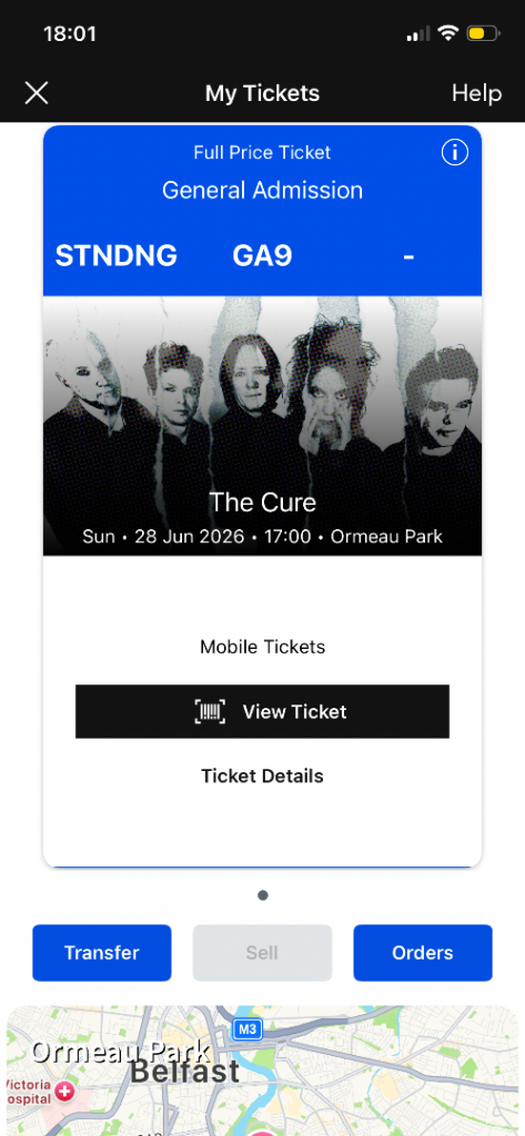 The Cure Belsonic