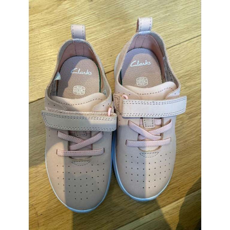 Brand New Clark’s Elite T Pink Nubuck Trainers -Size UK 9.5 G/ 27.5 
