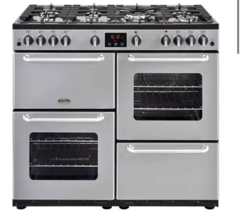 Belling Sandringham 100G Range Cooker – NEW, Silver