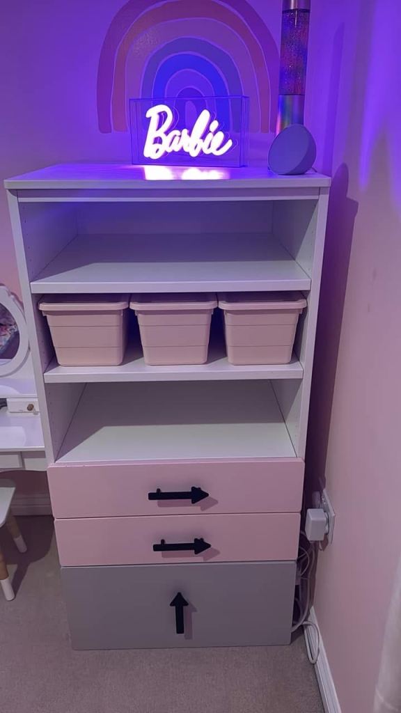 Kids wardrobe and drawer/shelving unit Ikea