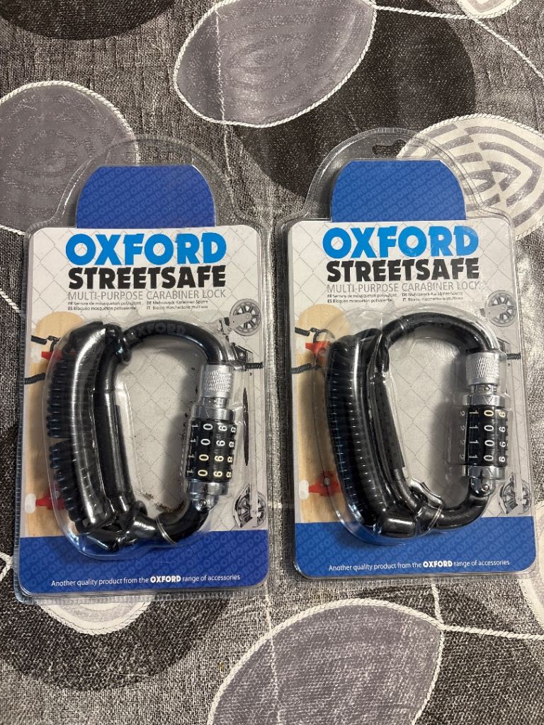Pair of NEW Oxford StreetSafe Multi-Purpose Carabiner Locks