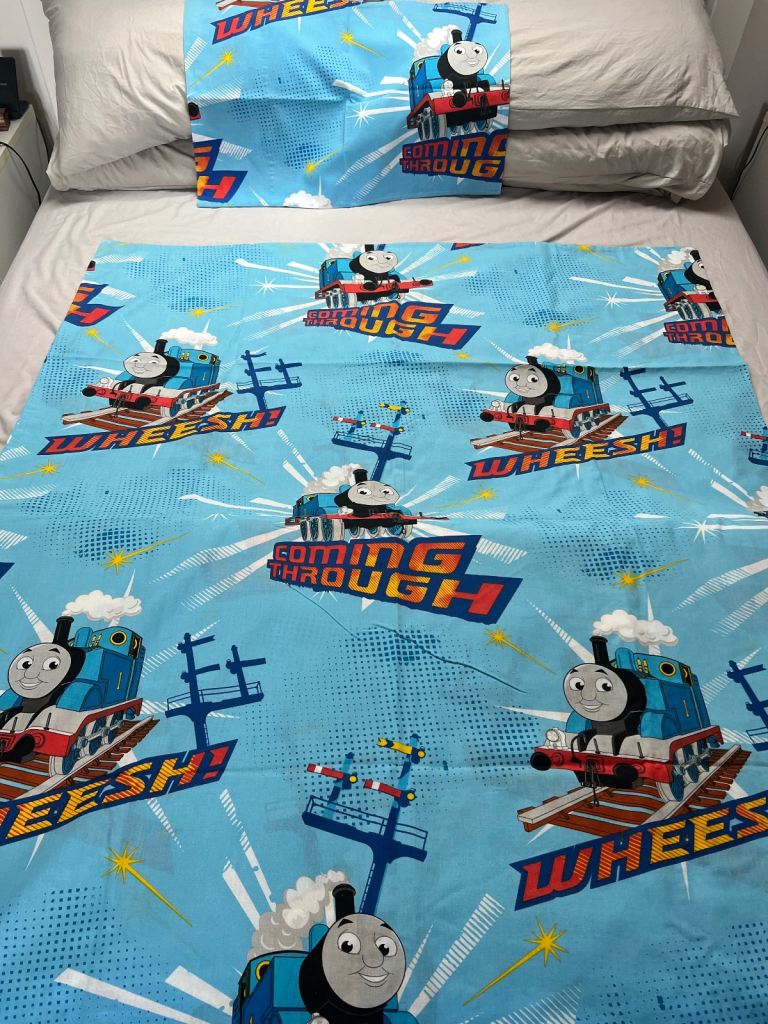 Thomas the Tank Cot Bed duvet cover and pillowcase
