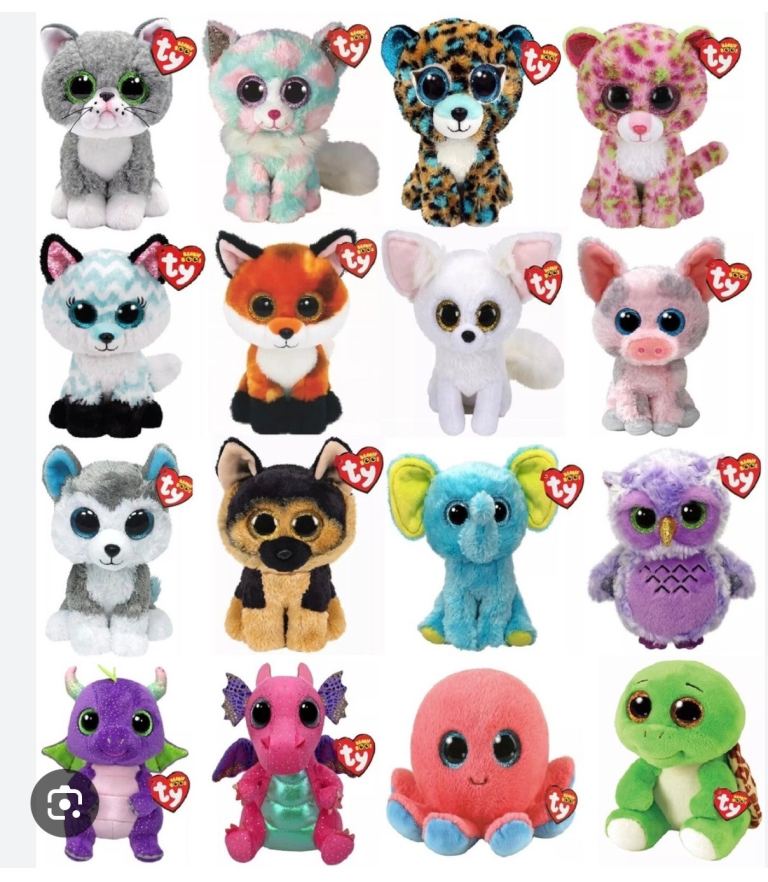 REDUCED Beanie Boo gorgeous, unique collection 