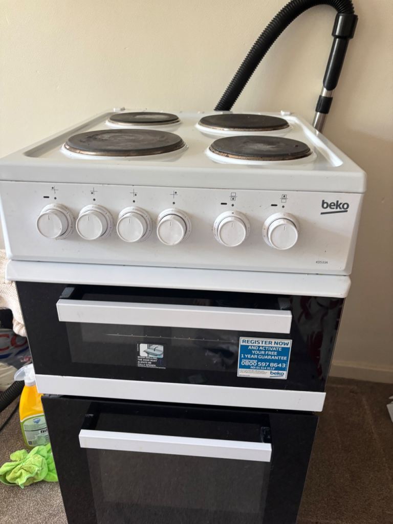 Beko Freestanding Electric Cooker – White, Double Oven