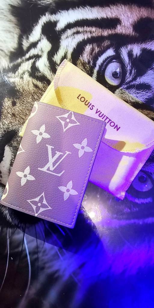 Louis Vuitton Purple Monogram Card Holder Wallet - Brand New