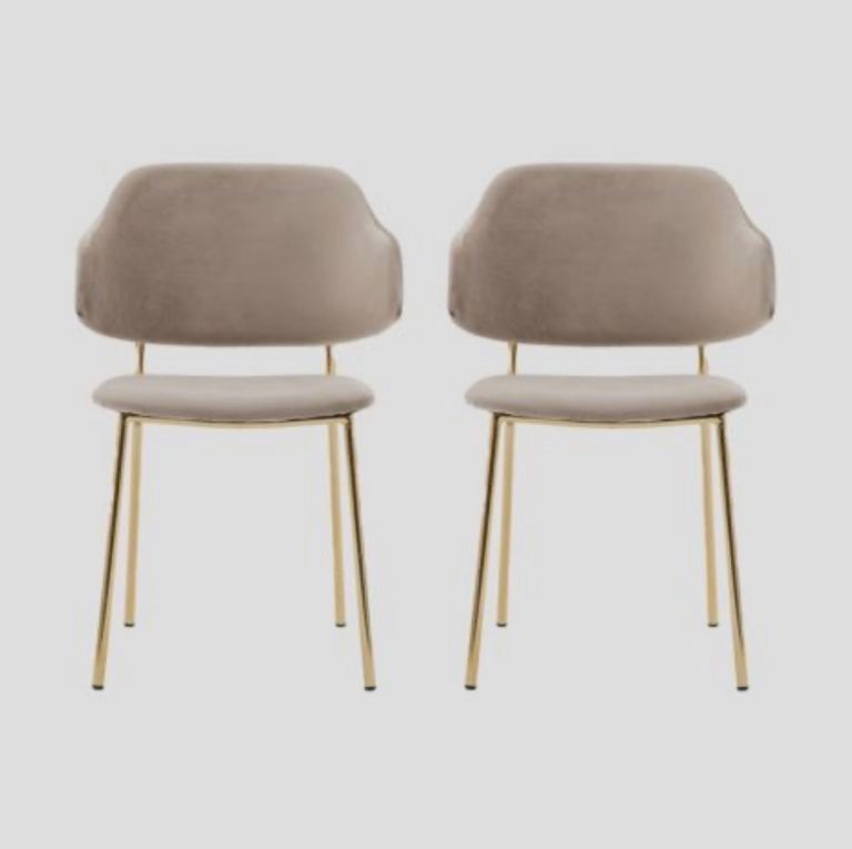 2 Perch and Parrow dining chairs 
