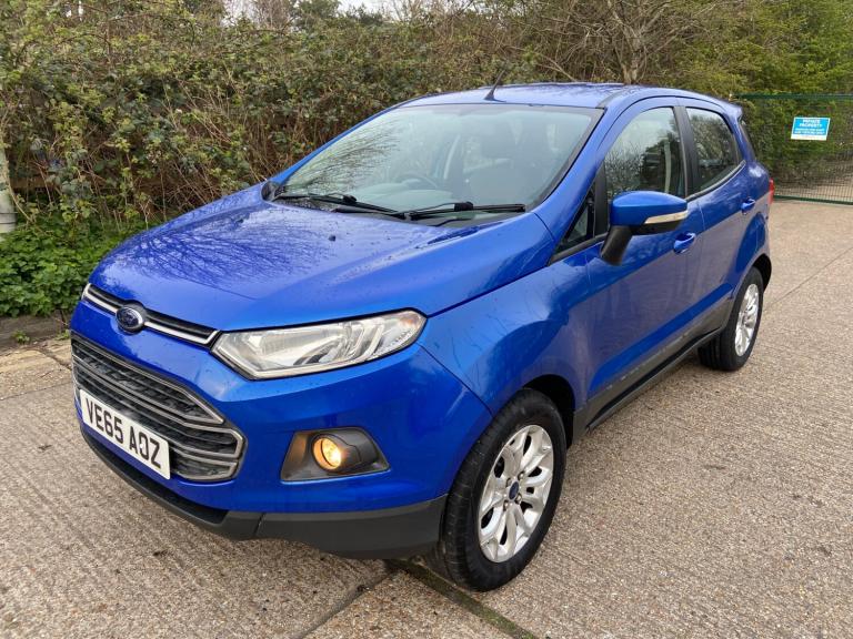 2015 Ford Ecosport 1.5 TDCi Zetec 5dr Blue 67k Miles Years MOT Warranty £35 Road Tax HATCHBACK Di...