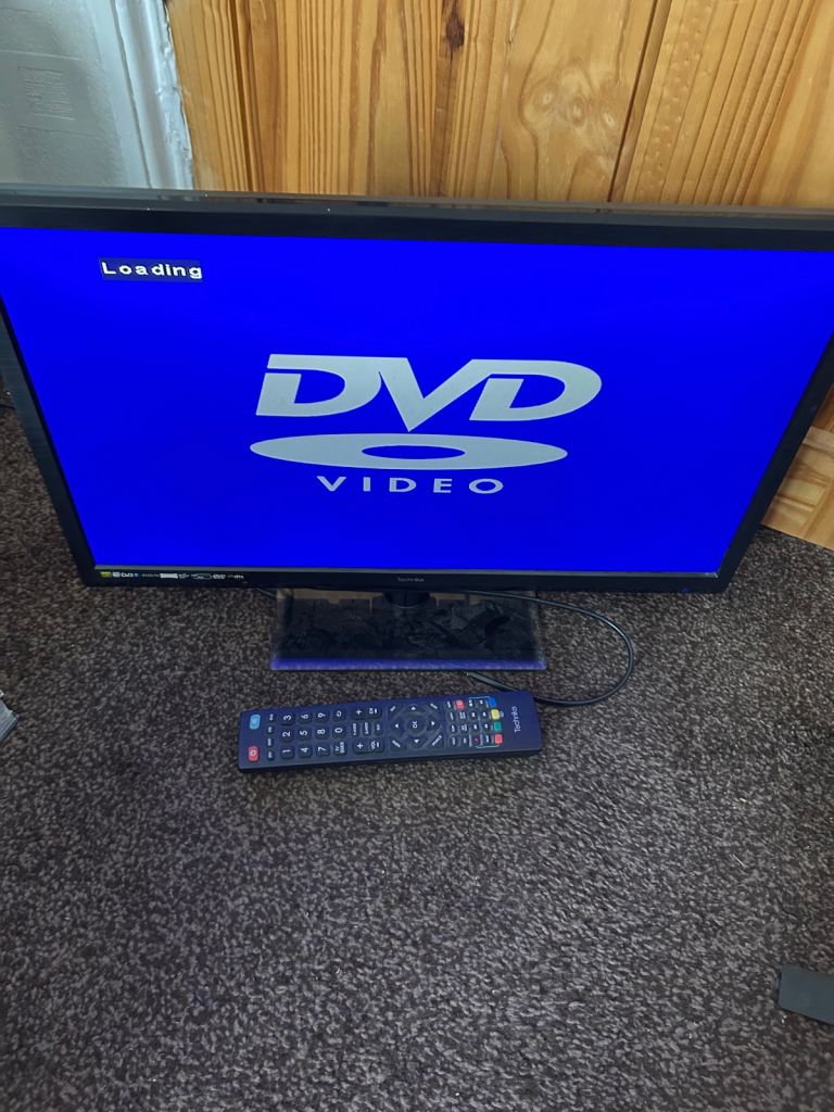 Superslim 19 inch led  tv with built in dvd player hdmi   Freeview , usb , remote