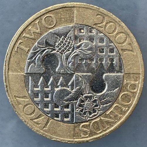 2007 Act of Union £2 Coin