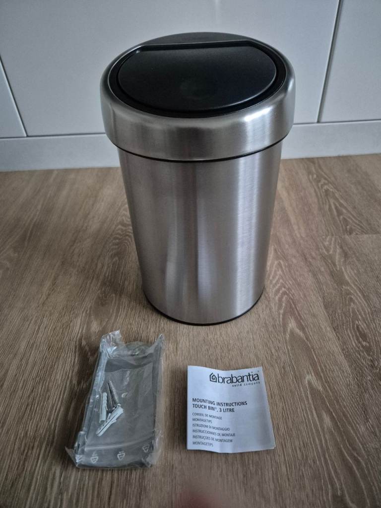 Brabantia Touch Bin 3L - Matt Steel