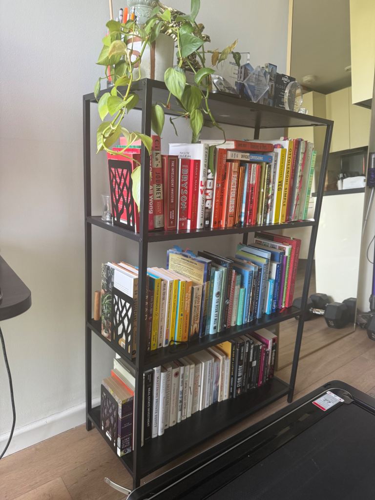Black Metal Bookshelf